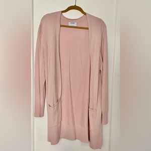 XL Old Navy Long Sweater Pink